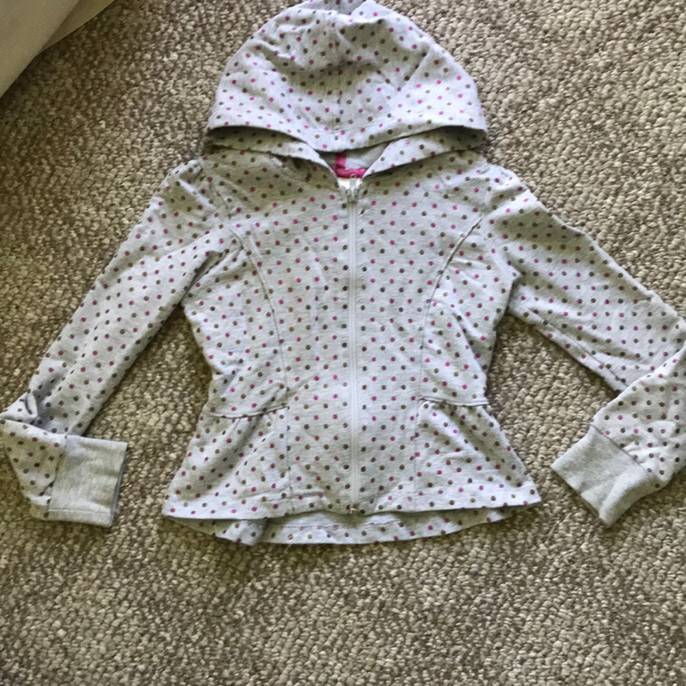 Limited too peplum hoodie